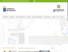 Tablet Screenshot of canariasmodernizacionturistica.com